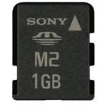 Sony 1GB Memory Stick 'M2' Micro (Without Adaptor)