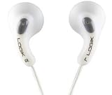 LOGIK Gelly Headphones in white for CD, MP3 and MP4 players Earbud earphones Headphones