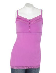 Click here to buy Velvet V Neck Henley Cami.