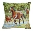 At The Crossing Horses Hautman 18" Sublimation Pillow