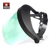 Clear Polycarbonate Face Shield with Visor - Meets ANSI 87.1