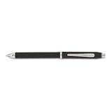 Cross Tech3 Satin Black Multi-Function Pen with Black and Red Ball-Point Ink and .05mm Pencil
