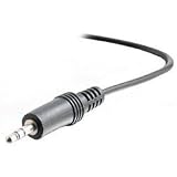 Cables To Go - Audio cable - mini-phone stereo 3.5 mm (M) - mini-phone stereo 3.5 mm (M) - 50 ft - shielded - black