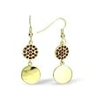 Pave Style with Smoked Topaz Swarovski Crystal Earrings Pave Style with Smoked Topaz Swarovski Crystal Earrings