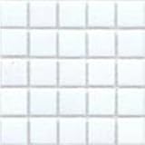 Classic China 12 x 12 Inch Kitchen & Bathroom Backsplash Mosaic White Glass Tile (10 Sq. Ft./Case)