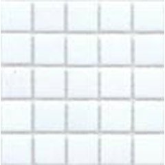 Classic China 12 x 12 Inch Kitchen & Bathroom Backsplash Mosaic White Glass Tile (10 Sq. Ft./Case)