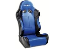 FK Qualitäts Sportsitz-SCE Sportive 1 ( links ) Kunstleder Halbschalensitz mit Klappmechanismus Fahrerseite Farbe: blau/schwarz ( Konsolenmaß 400mm )