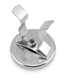 Industrial Grade 3DYA1 C-Clip Magnet, Chrome, 20 Lb, 2.035 In Dia