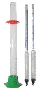 Alcoholmeter / Hydrometer / Glass Test Cylinder