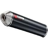 04-09 YAMAHA FZ6: SCORPION EXHAUST RED POWER OVAL SLIP-ON EXHAUST - CARBON FIBER WITH... by Scorpion