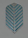 3 sets SILVER/BLUE Slim flights, Amerithon, Made in the USA