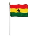 Ghana flag 4 x 6 inch