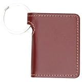 Swing Design Key Chain Photo Claret Red