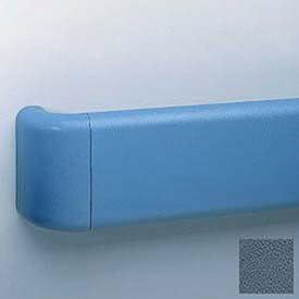 Crash Rail-Type Handrail, Vinyl W/Aluminum Retainers, 5-1/2''H X 12'L, Windsor Blue