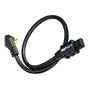 FlatScreen PowerLine 200 Extension Cord with IEC Connection (2 feet)