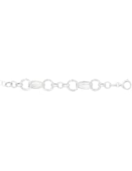 Sterling Silver Italian Fancy Bracelets Extra Long 8.25 AWSS-46-024825