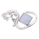 NOVICA Chalcedony bracelet, 'Arabesque'