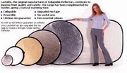 Lastolite 38" Collapsible Silver / White Reflector LL-LR3831
