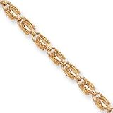 10k 4mm Marquise 1 Chain Necklace - 18 Inch - Lobster Claw - JewelryWeb