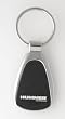 Hummer Chrome/Black Teardrop Keychain Made In USA!
