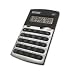 Victor Technologies Products - Calculator, 10-Digit, Metric Conversion, Black/Silver - Sold as 1 EA - 10-digit portable metric conversion calculator features a large LCD screen and 20 built-in metric conversion functions, including length, area, capacity, weight, volume, energy and temperature conversion. Functions include backspace, change sign, percent, square root and three-key independent memo