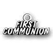 First Communion Charm Sterling Silver