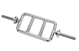 Sunny Threaded Solid Chrome Tricep Bar (24-Inch)