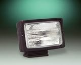 57 Series Flood Light 5 in. x 7 in. Rectangle Clear Lens Black Plastic Housing 55 Watts Single Light