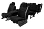 Coverking CSC-TT7601-1V1 Velour Custom Fit Seat Covers Toyota Tundra CREWMAX 60/40 split w/3 removable headrests w/armrest (60-portion on driver side) 2007 - 2008 VELOUR SOLID BLACK