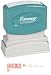 Xstamper One-Color Title Message Stamp, Entered, Pre-Inked/Re-Inkable, Red (1822)