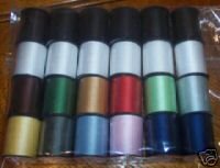 cheap 24 Assorted Spools of Thread Full Size 200 Yards Each