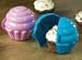 TUPPERWARE CUPCAKE KEEPERS SET OF 2