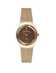 Skagen Steel Mesh Rose Gold Tone Watch 432Srrd