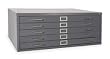 Storelogic 2CLC3 Cabinet, Flat File, 5 Drawer, Lg, Grey