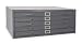 Storelogic 2CLA9 Cabinet, Flat File, 5 Drawer, Med, Grey