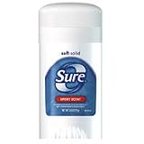 Sure Antiperspirant & Deodorant Soft Solid Sport Scent - 2.6 Oz, 3 Pack