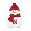 Nebraska Cornhuskers 22" Plush Snowman Pillow - NCAA College Athletics