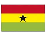 5 Stueck Stockflaggen Ghana 30*45 cm Fahne Flagge