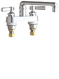 Tools & Hardware : Chicago Faucets 891-CP Bar Sink Faucets - 4" Centers, Chrome