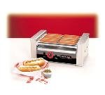Nemco 8010V-220 - Roll-A-Grill Hot Dog Grill w/Bun Warmer & Guard Combo, 220v