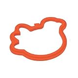SiliconeZone Chicken Pancake/Egg Mold, Orange