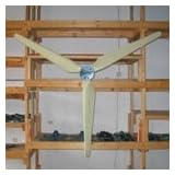 6.8 Ft High Efficient Wind Generator Blades w HUB, 3 Rotors by CMS Magnetics