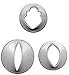 Kitchen & Housewares : FMM Cymbidium Orchid Cutters. Set of 3 Plastic Cutters