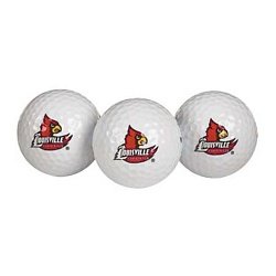 Louisville Cardinals Ncaa Golf Ball 3-pack