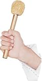 Glitter Microphone Gold