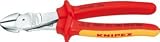 KNIPEX-WERK C. GUSTAV PUTSCH 7406200 Kraftseitenschneider VDE L.200mm Chrom f.Pianodraht KNIPEX m.2Komp.-H&uuml;llen