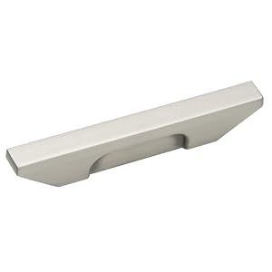 Amerock BP26134-G10 Sleek Pull 3-Inch Center, Satin Nickel by Amerock