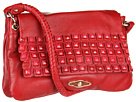 Elliott Lucca Handbags Oro Double Gusset Flap Handbags - Red