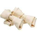 Rawhide Plain Knotted Dog Chew Bone 8