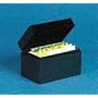 Buddy Products 335-4 Buddy Products 3 X 5 Steel Card File, 3-3/8 File Depth, 100-Card Cap, Black